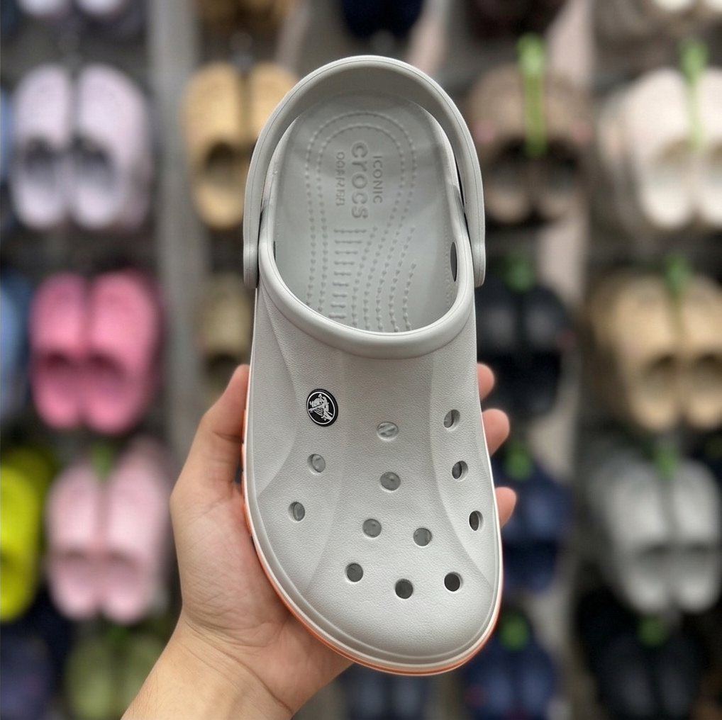 Crocs Bayaband clogs (Cream-Red)