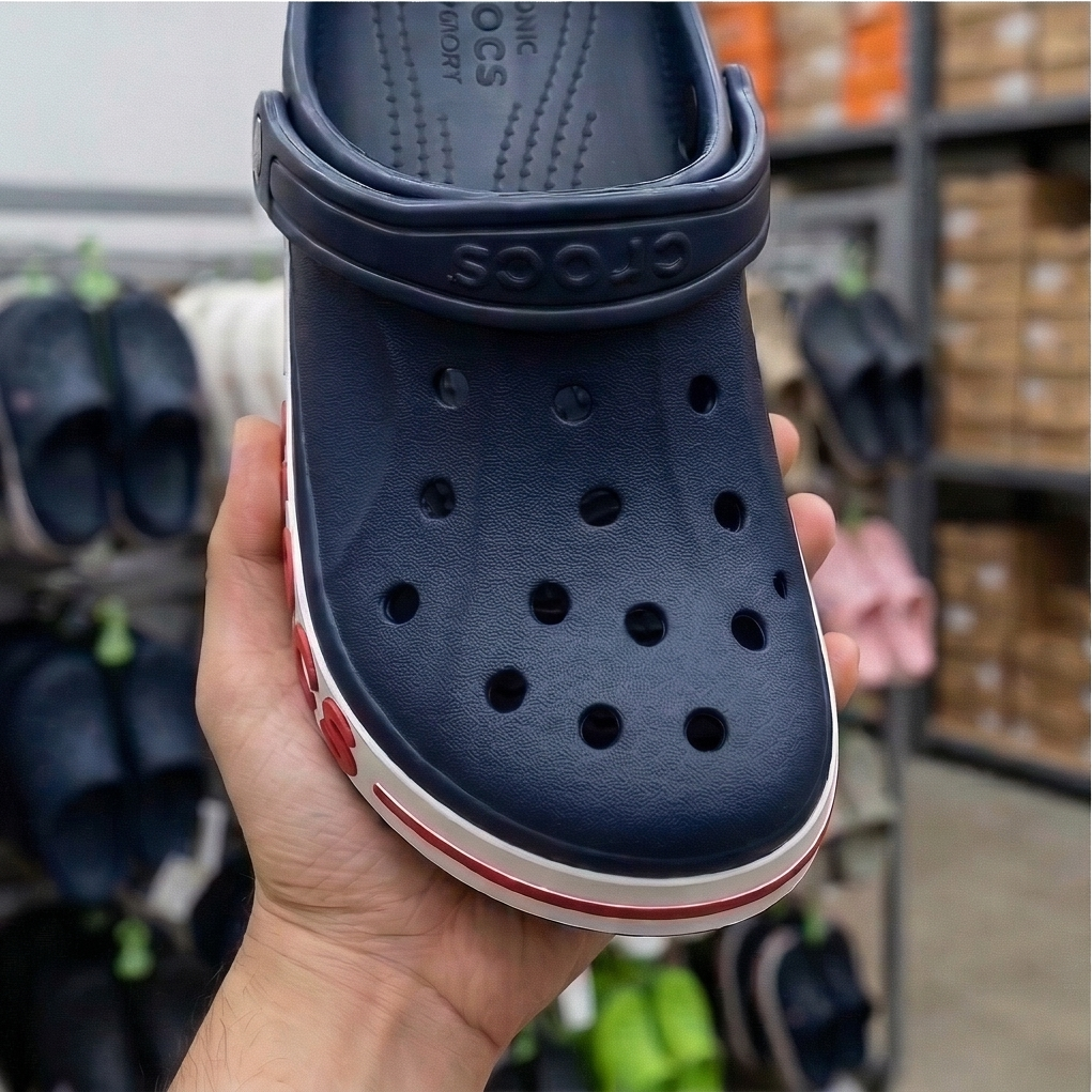 Crocs Bayaband 2.0 Clogs (Navy/Red)